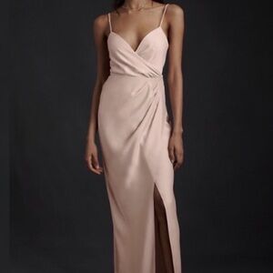 BHLDN Blush Strapless Gown